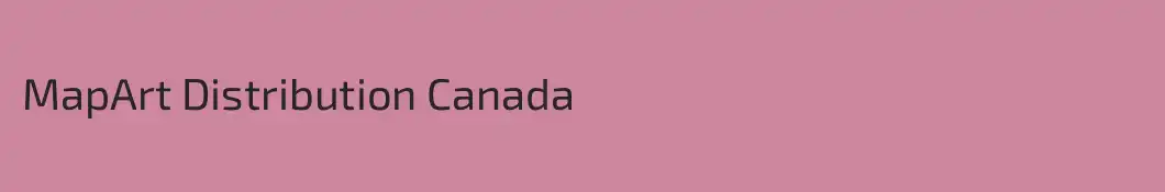 MapArt Distribution Canada